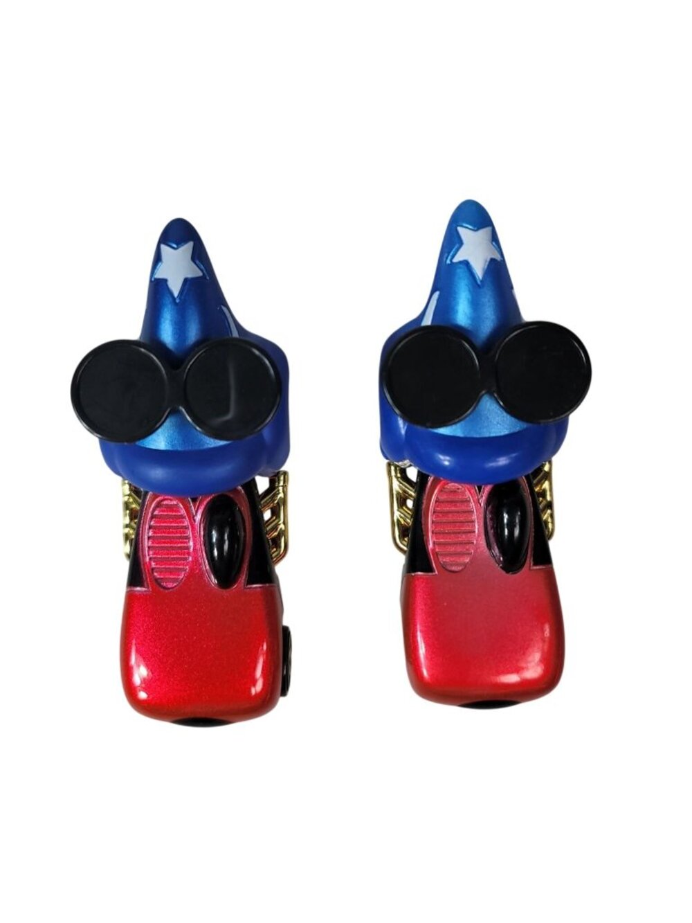 Disney Racers Sorcerer's Apprentice Character Car x2 1:64 Diecast Mickey Fantasi